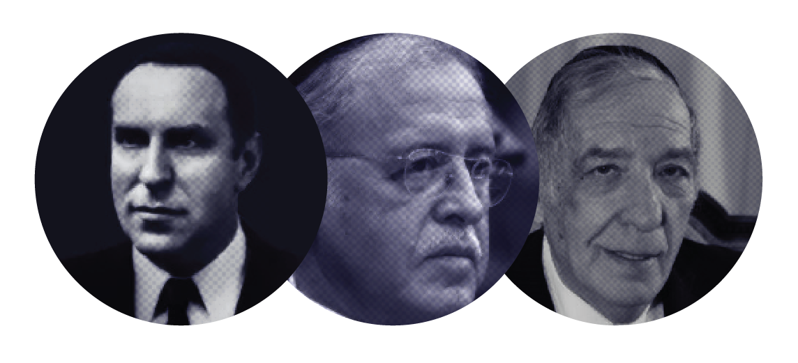 Mike Tress, Rabbi Sherer, and Rabbi Greenwald